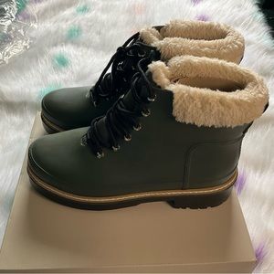 Marc Fisher Farly Boots in Dark Green
